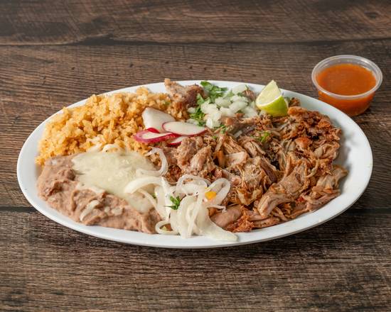 6. Plato De Carnitas / 6. Pork Plate