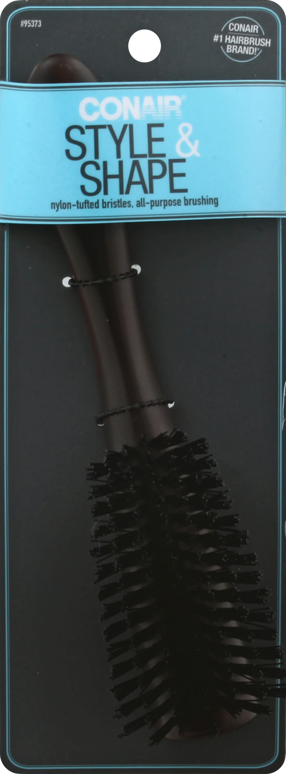 Conair Style & Shape All Purpose Hairbrush, Black (2.08 oz)