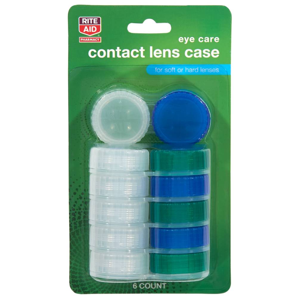 Rite Aid Contact Lens Case Eye Care (6 ct)