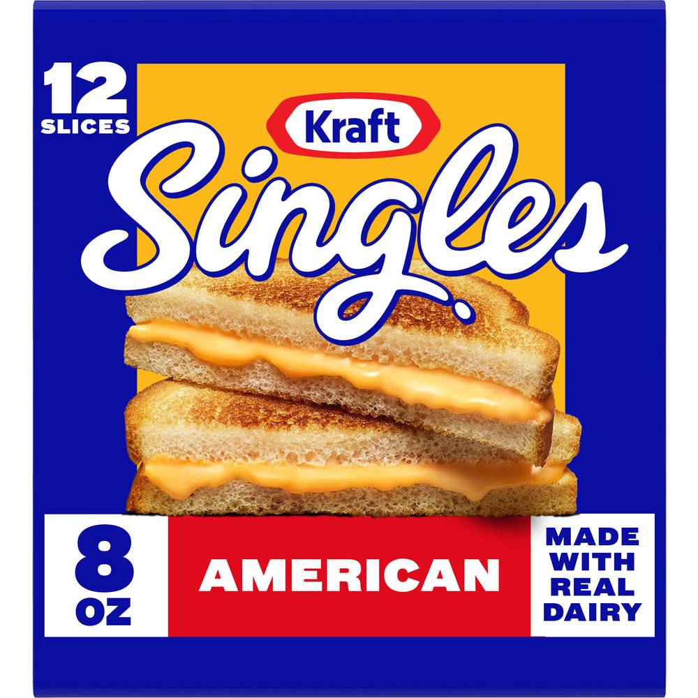 Kraft Singles American Cheese Slices (12 ct)