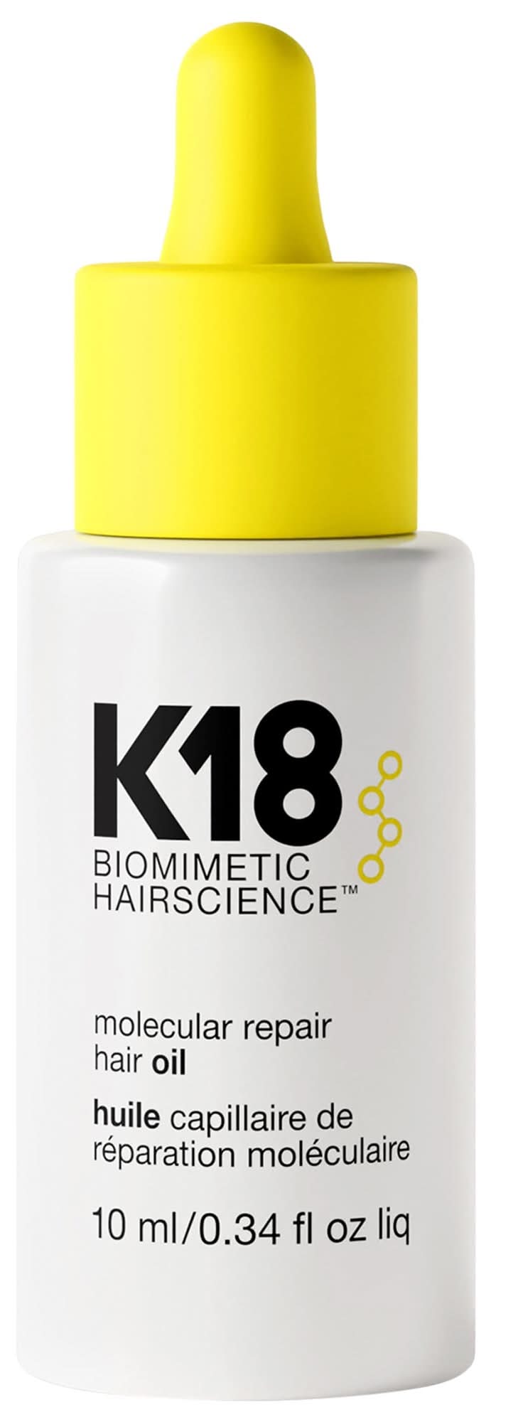 K18 Biomimetic Hairscience Mini Molecular Repair Hair Oil 0.34 oz / 10 mL