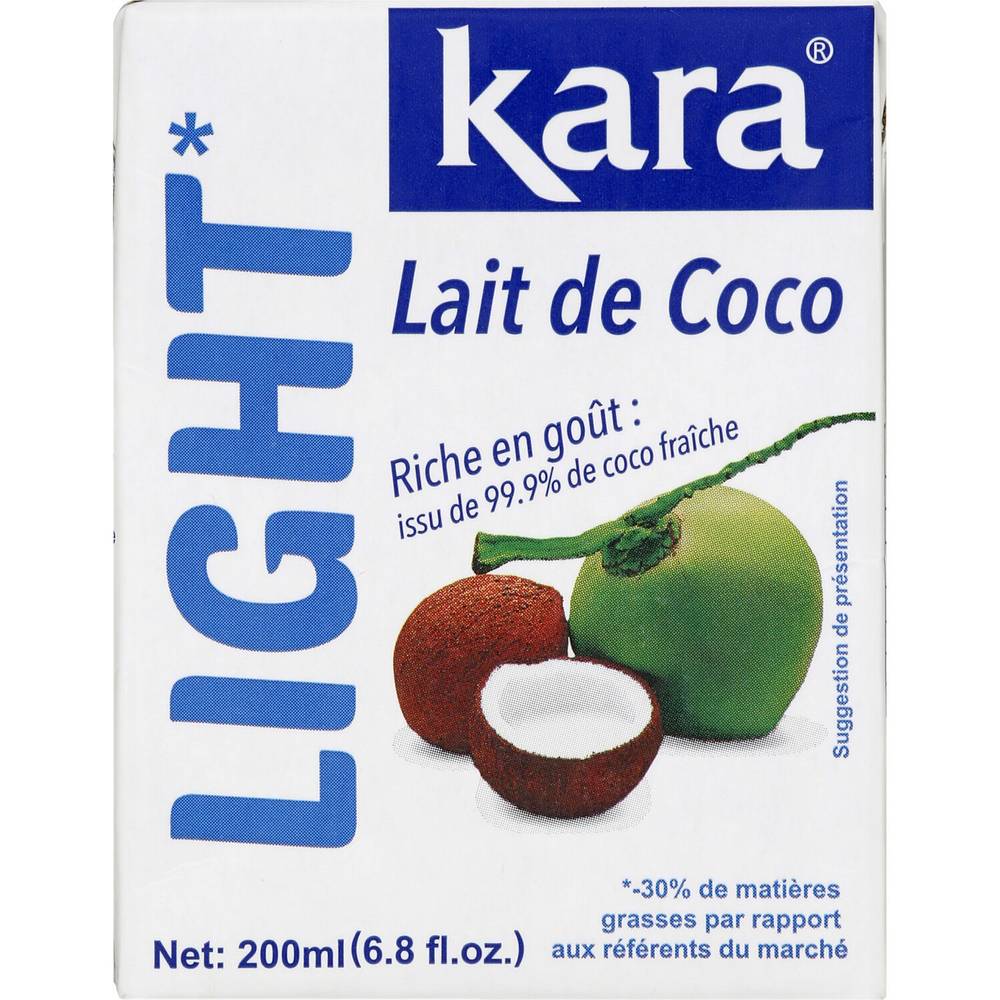 Kara - Lait de coco light (200 ml)