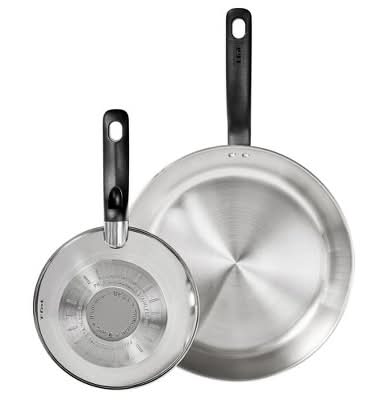 T-Fal Simply Cook Stainless Steel Fry Pan Set (2 ct)