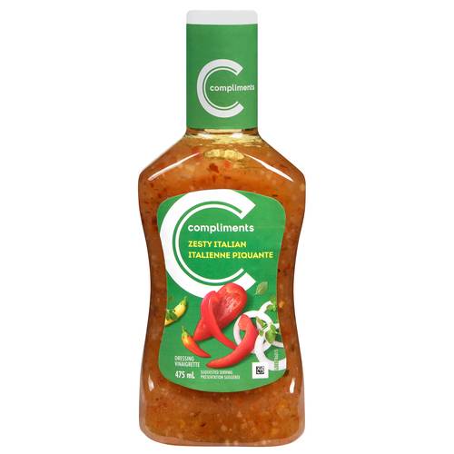 Compliments Salad Dressing Zesty Italian 475 ml