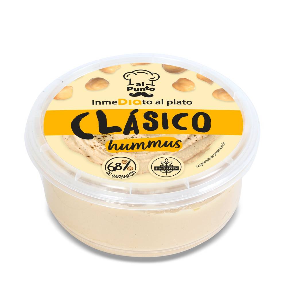 Hummus Clásico Al Punto Dia Tarrina 220 G