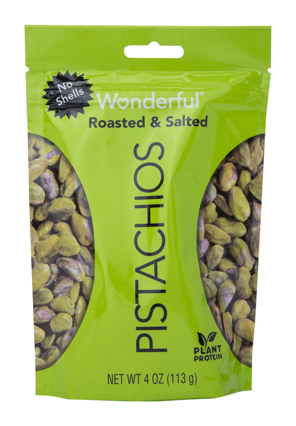 Wonderful® No Shells Roasted & Salted Pistachios 4oz