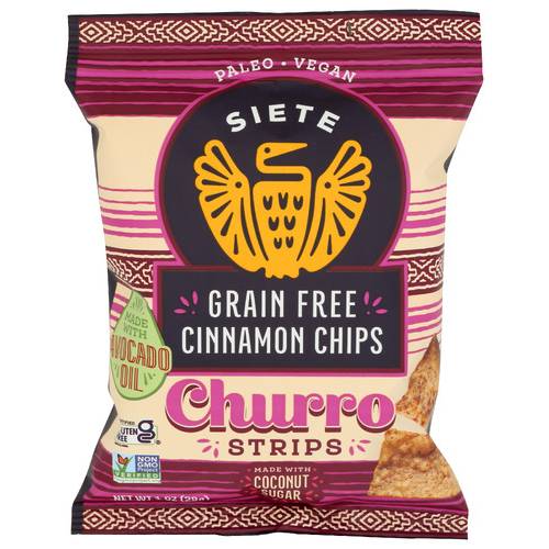Siete Grain Free Churro Strips Cinnamon Chips