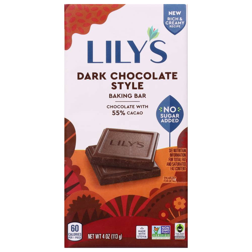 Lily's Dark Chocolate Baking Bar (4 oz)