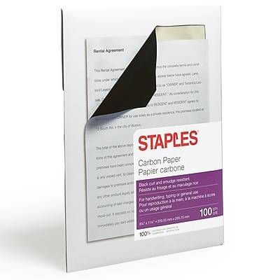 Staples Medical Carbon Paper