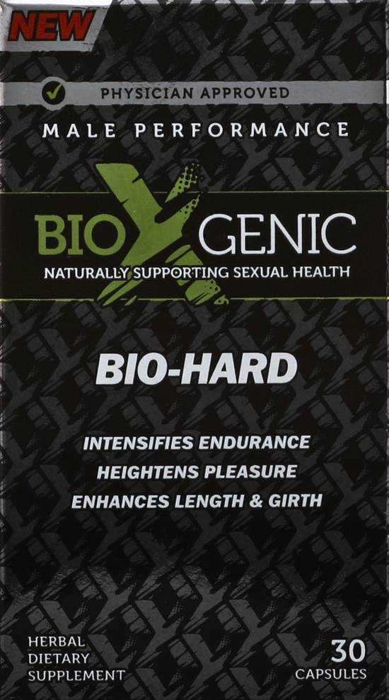 Bioxgenic Bio-Hard Male Supporting Sexual Health (30 ct)