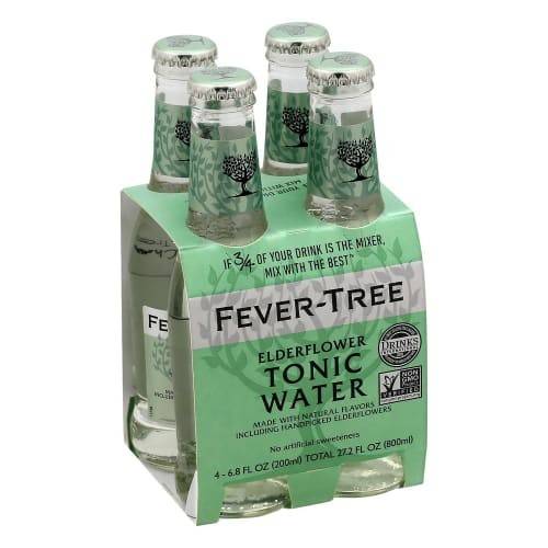 Fever-Tree · Elderflower Tonic Water (4 x 6.8 fl oz)