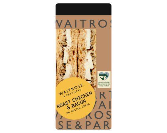 Waitrose & Partners Roast Chicken & Bacon on Malted Bread