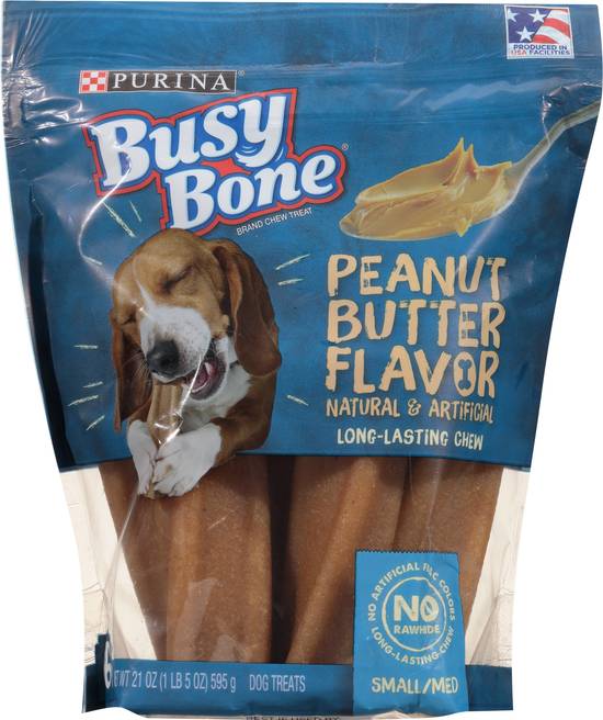 Busy Bone Peanut Butter Flavor Dog Treats