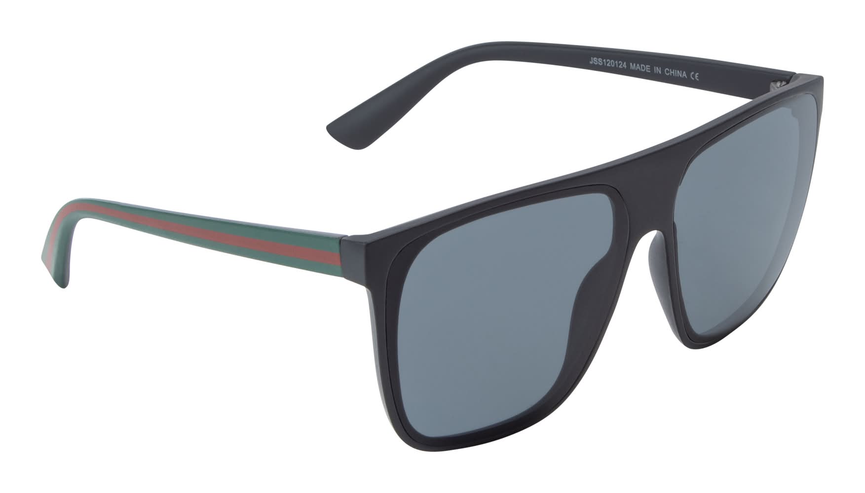 Matte Flat Shield UV Sunglasses Black