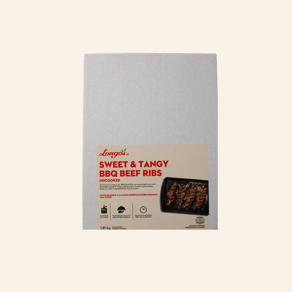 Longo's Sweet&Tangy Bbq Beef Short Ribs Delivery Near Me Order Online