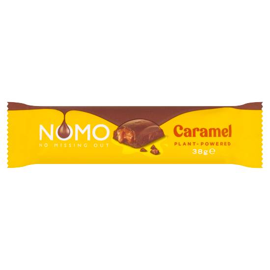 Nomo Vegan & Free From Caramel Choc Bar 38g