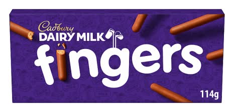 Cadbury Dairy Milk Fingers Chocolate Biscuits (114g)