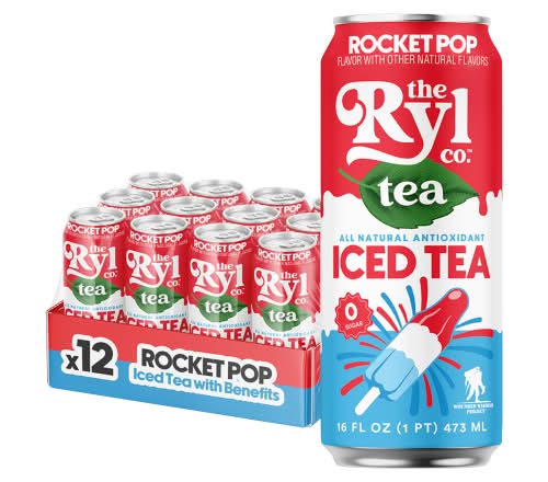 The Ryl Company Iced Tea, Rocket Pop (12 x 16 fl oz)