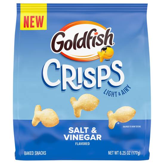 Goldfish Crisps Light & Airy Baked Snacks (salt & vinegar )