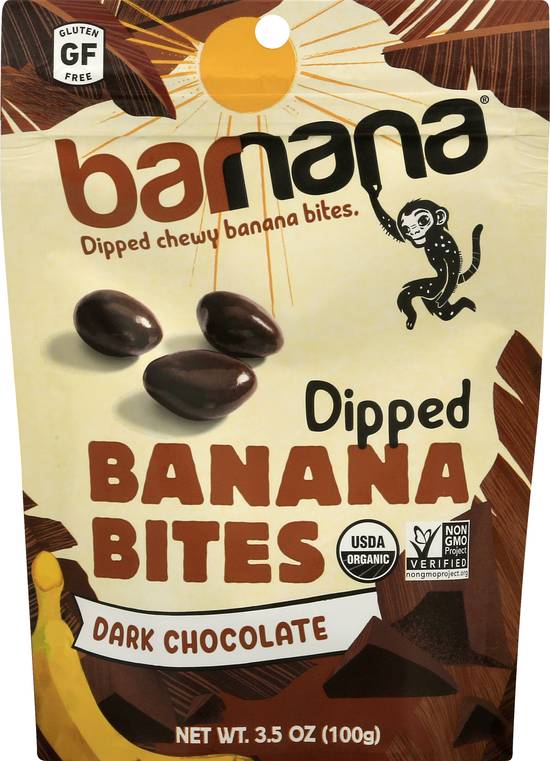 Barnana Dark Chocolate Dipped Chewy Banana Bites