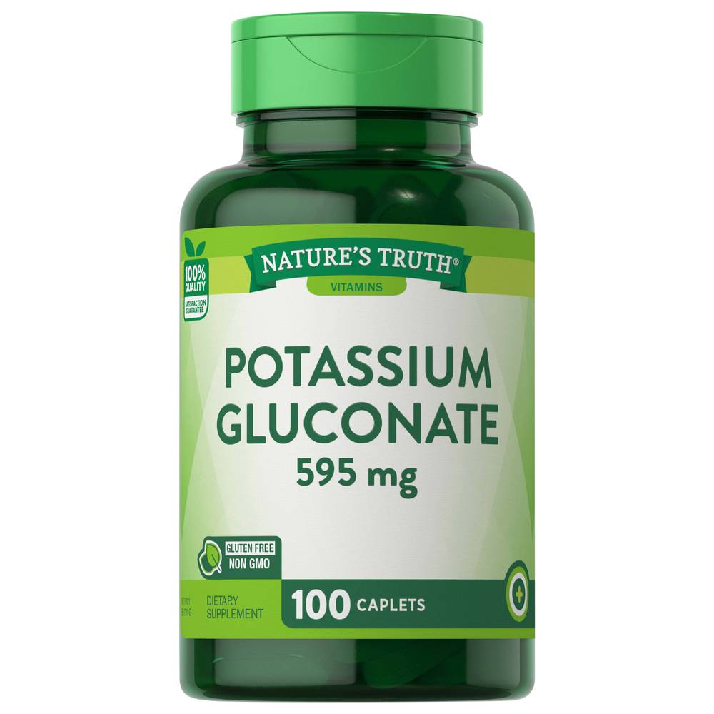 Nature's Truth Potassium Gluconate 595 mg Gluten Free (2 oz)