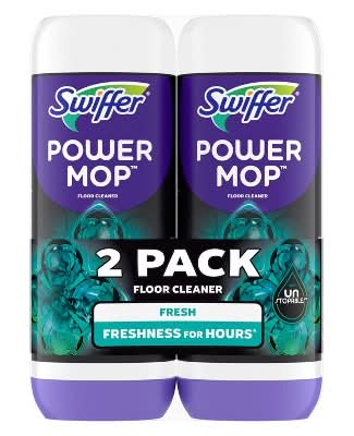 Swiffer Power Mop Floor Cleaning Solution (25.3 fl oz, 2 ct)