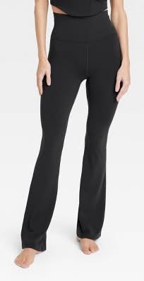 All In Motion Everyday Soft Ultra High Rise Flare Leggings, Women, S, Black