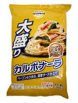 トップバリュ ベストプライス 大盛りカルボナーラ (360g)