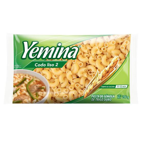 Yemina sopa codo liso no. 2 (bolsa 200 g)