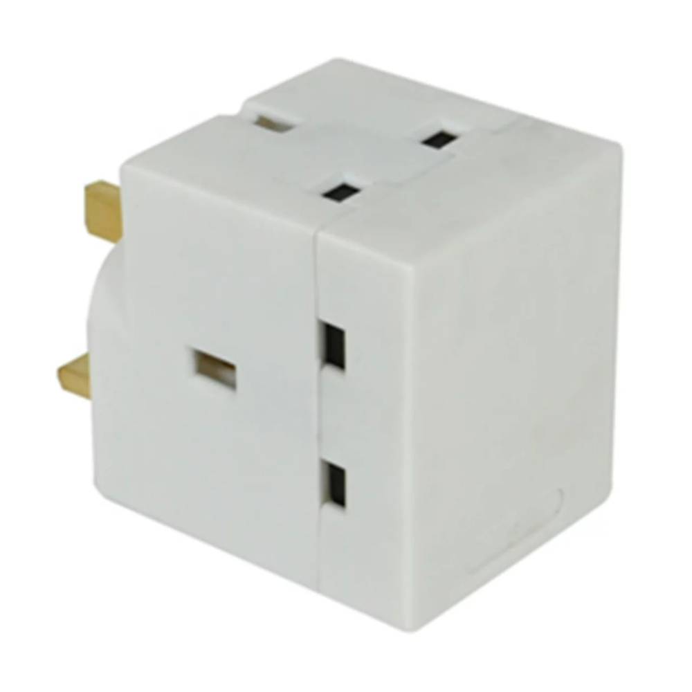 Morrisons 3 Way Adaptor Plug