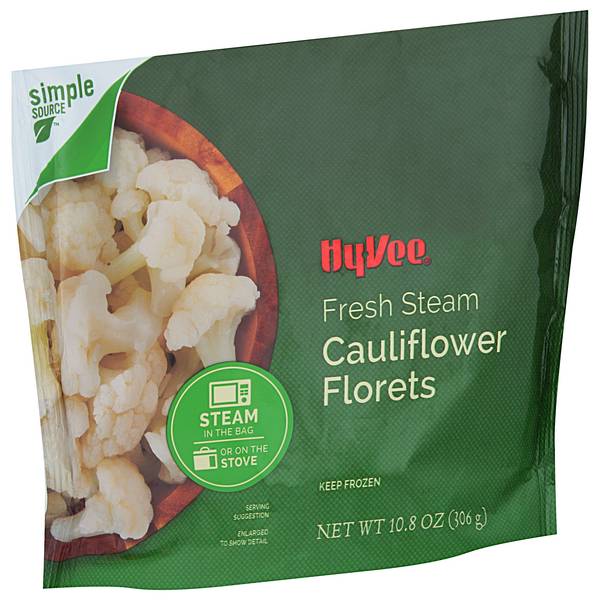 Hy-Vee Cauliflower Florets, Fresh Steam