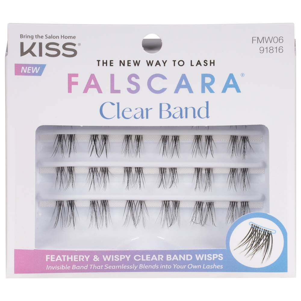 KISS Falscara Clear Band Lashes