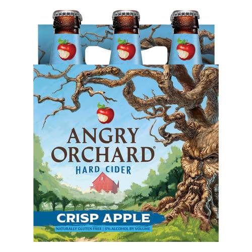 Angry Orchard Crisp Apple Hard Cider (6 x 12 fl oz)