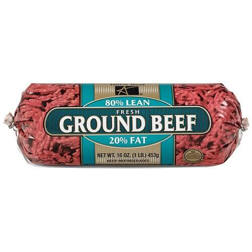 American Foods Ground Beef 80% Lean - 1.0 lb