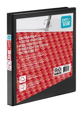 Pen+Gear Durable View Binder