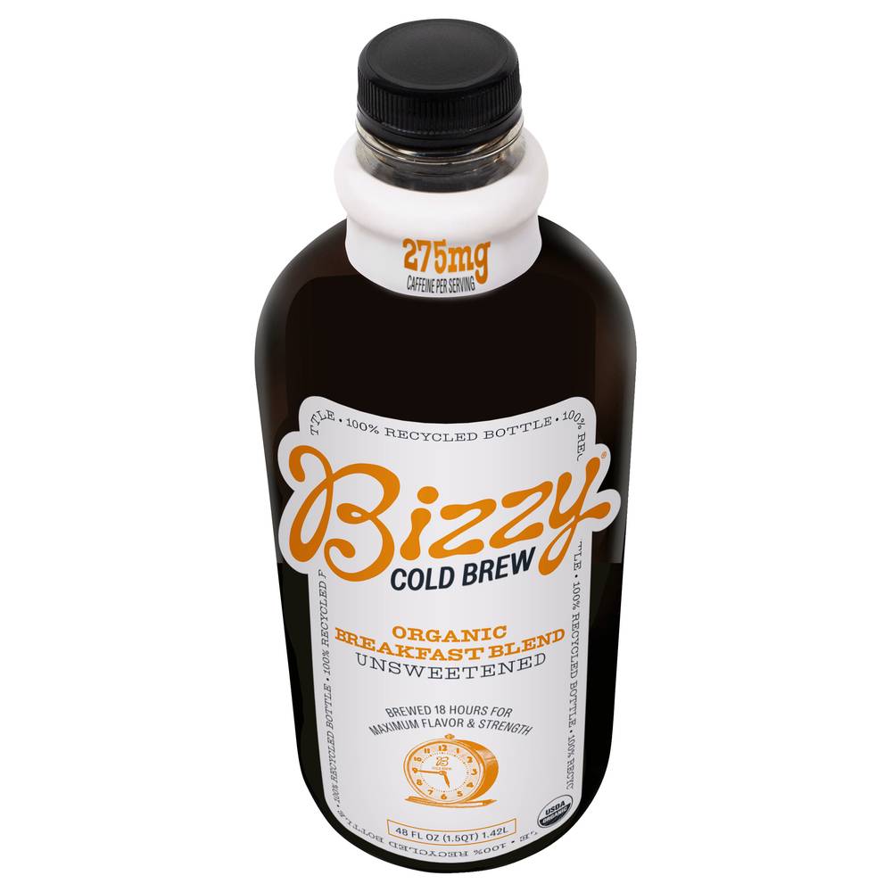 Bizzy Organic Cold Brew Breakfast Coffee (48 fl oz) (espresso blend)