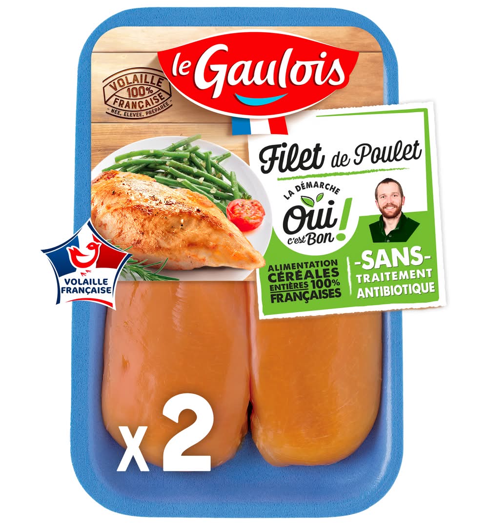 Le Gaulois - Filets de poulet jaune (2)
