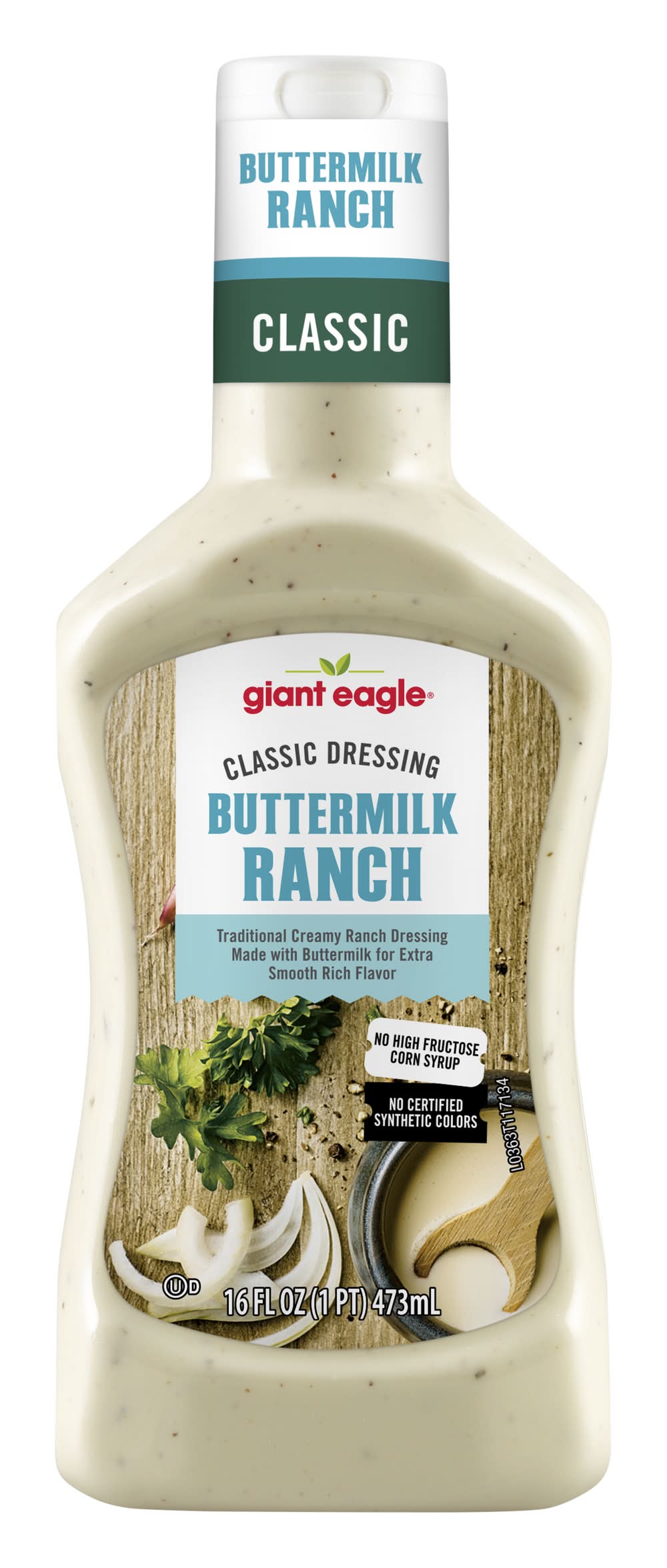 Giant Eagle Classic Dressing Ranch, Buttermilk (16 fl oz)