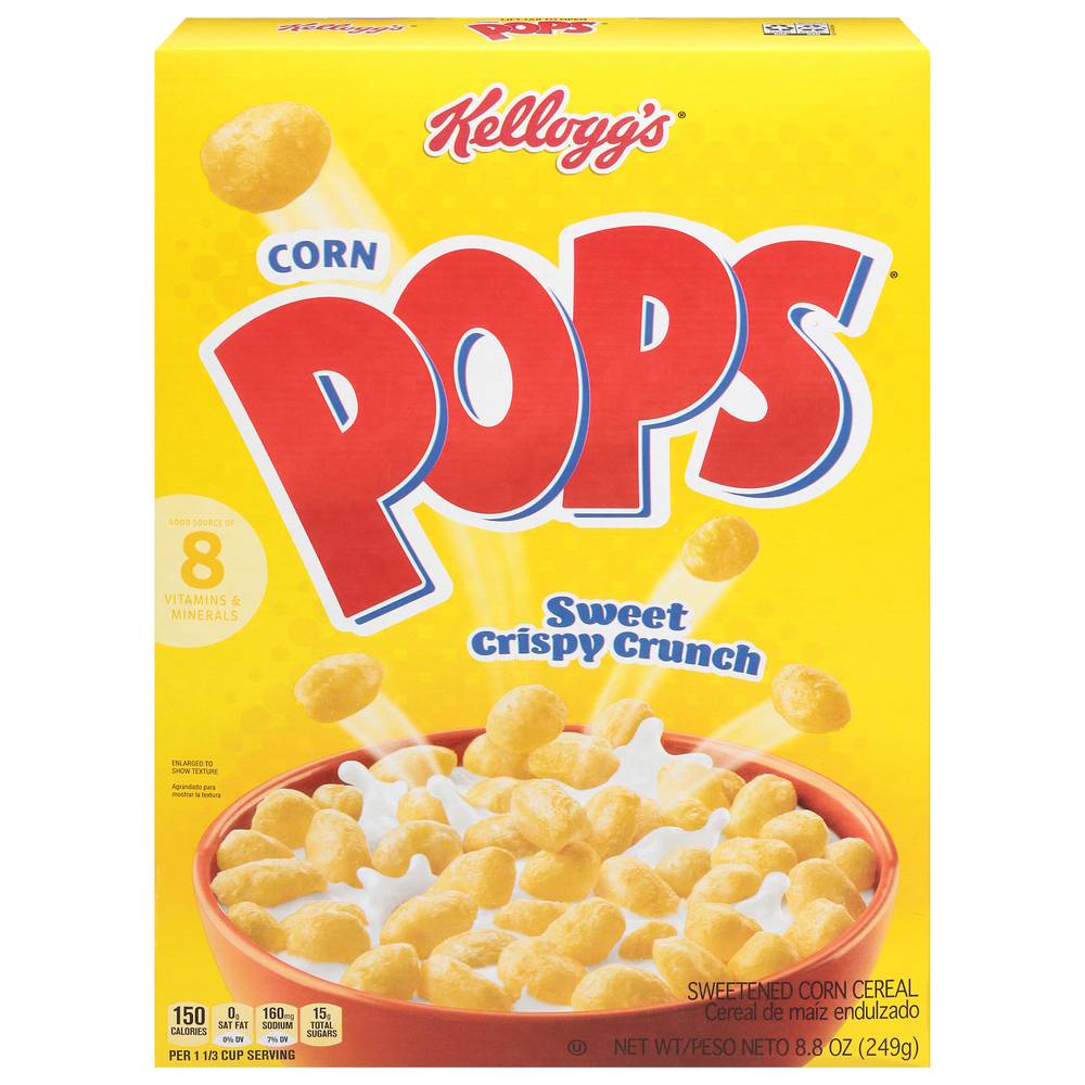 Kellogg's Sweet Crispy Crunch Pops Cereal (sweetened corn)