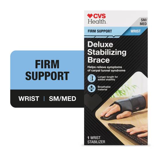 CVS Health Firm Support Deluxe Stabilizing Wrist Brace, S/M