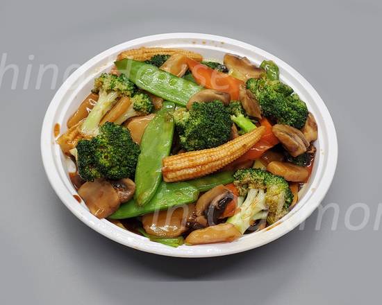 Mixed Vegetables in Brown Sauce 炒什菜