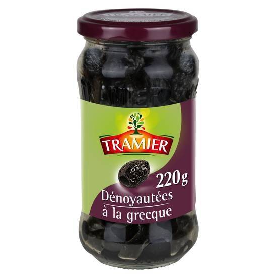 Tramier olives noires à la grecque dénoyautées