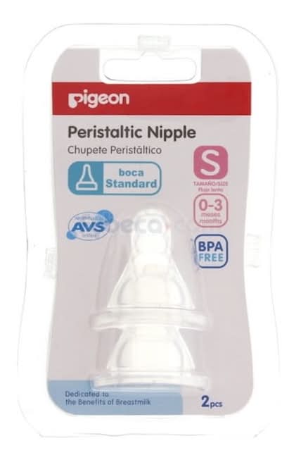 Chupones Pigeon Peristaltico Boca Standard S