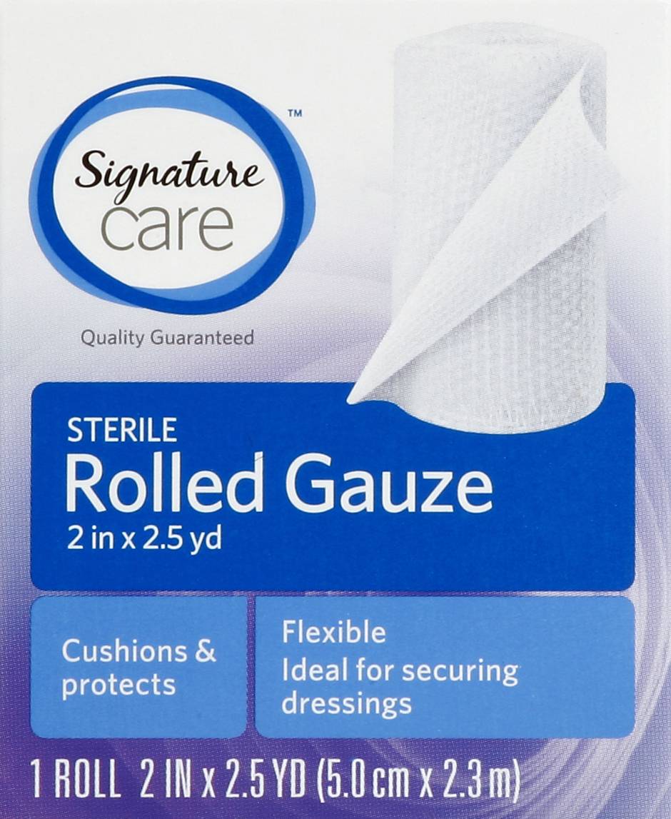 Signature Care Sterile Rolled Gauze