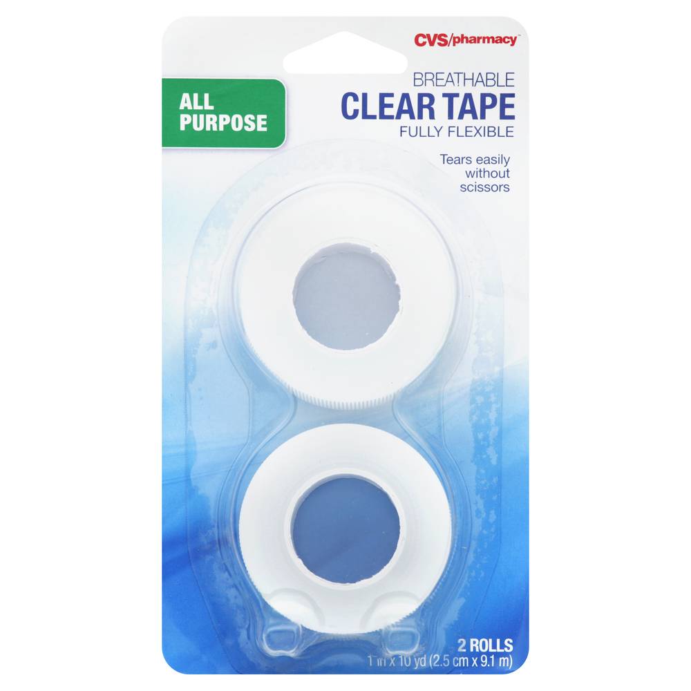 CVS Pharmacy Health All Purpose Breathable Clear Tape