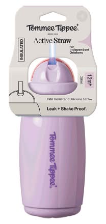 Tommee Tippee Superstar Insulated Straw Cup 12m+ 266ml (266ml)
