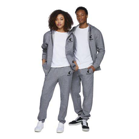 Canadiana Adult Gender Inclusive Jogger (Color: Grey, Size: Adult Xs)