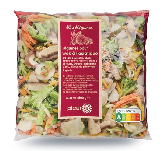 Légumes asiatiques pour wok