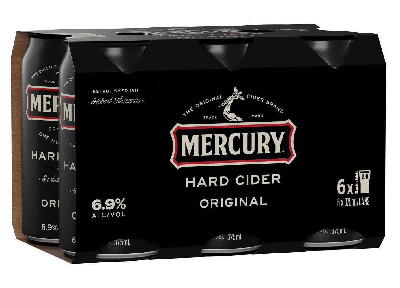 Mercury Hard Cider Can 375mL x Pack 6