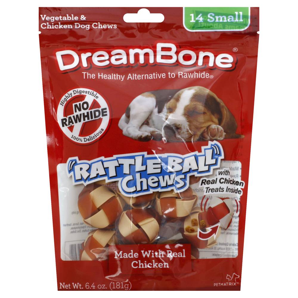 DreamBone Rattle Ball Chews (6.4 oz)